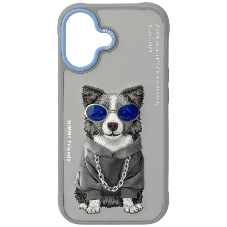 Kryt Nimmy GLASSES COOL pro iPhone 17 - šedý