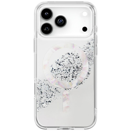 Kryt UNIQ COEHL CRYSTELLE iPhone 17 Pro Max – stříbrná
