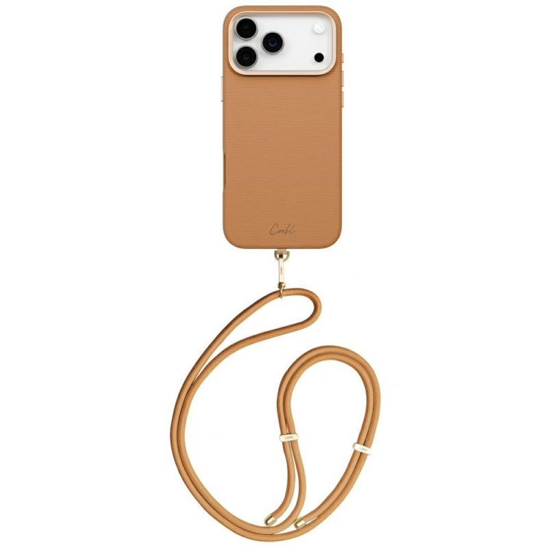 Kryt UNIQ COEHL MIRELLE pro iPhone 17 Pro Max - hnědý