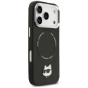 Kryt Karl Lagerfeld CHOUPETTE MagSafe pro iPhone 17 Pro černý
