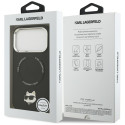 Kryt Karl Lagerfeld CHOUPETTE MagSafe pro iPhone 17 Pro černý