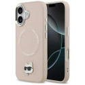 Kryt Karl Lagerfeld CHOUPETTE Pin pro iPhone 17 - růžová