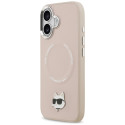 Kryt Karl Lagerfeld CHOUPETTE Pin pro iPhone 17 - růžová