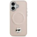 Kryt Karl Lagerfeld CHOUPETTE Pin pro iPhone 17 - růžová