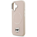 Kryt Karl Lagerfeld CHOUPETTE Pin pro iPhone 17 - růžová