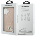 Kryt Karl Lagerfeld CHOUPETTE Pin pro iPhone 17 - růžová