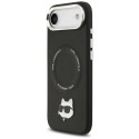 Kryt Karl Lagerfeld Choupette Pin pro iPhone Air black