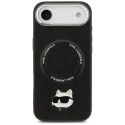 Kryt Karl Lagerfeld Choupette Pin pro iPhone Air black