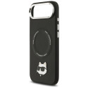 Kryt Karl Lagerfeld Choupette Pin pro iPhone Air black