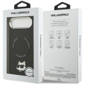 Kryt Karl Lagerfeld Choupette Pin pro iPhone Air black