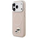 Kryt Karl Lagerfeld KARL & CHOUPETTE MagSafe iPhone 17 Pro pink