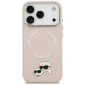 Kryt Karl Lagerfeld KARL & CHOUPETTE MagSafe iPhone 17 Pro pink