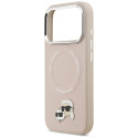Kryt Karl Lagerfeld KARL & CHOUPETTE MagSafe iPhone 17 Pro pink