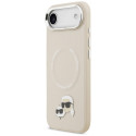 Kryt Karl Lagerfeld Karl & Choupette pro iPhone Air - beige