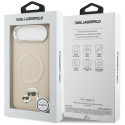 Kryt Karl Lagerfeld Karl & Choupette pro iPhone Air - beige