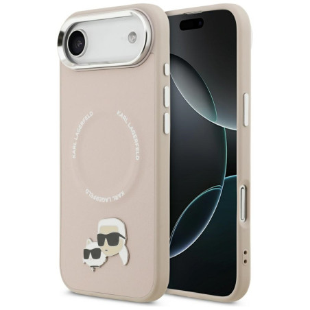 Kryt Karl Lagerfeld KARL & CHOUPETTE pro iPhone Air – růžová