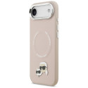 Kryt Karl Lagerfeld KARL & CHOUPETTE pro iPhone Air – růžová