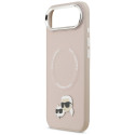 Kryt Karl Lagerfeld KARL & CHOUPETTE pro iPhone Air – růžová