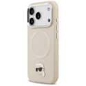 Kryt Karl Lagerfeld KARL PIN iPhone 17 Pro Max béžový