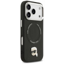 Kryt Karl Lagerfeld KARL PIN iPhone 17 Pro Max - černý