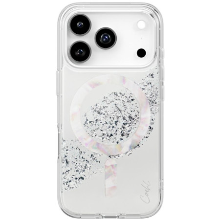 Kryt UNIQ COEHL CRYSTELLE iPhone 17 Pro – stříbrná