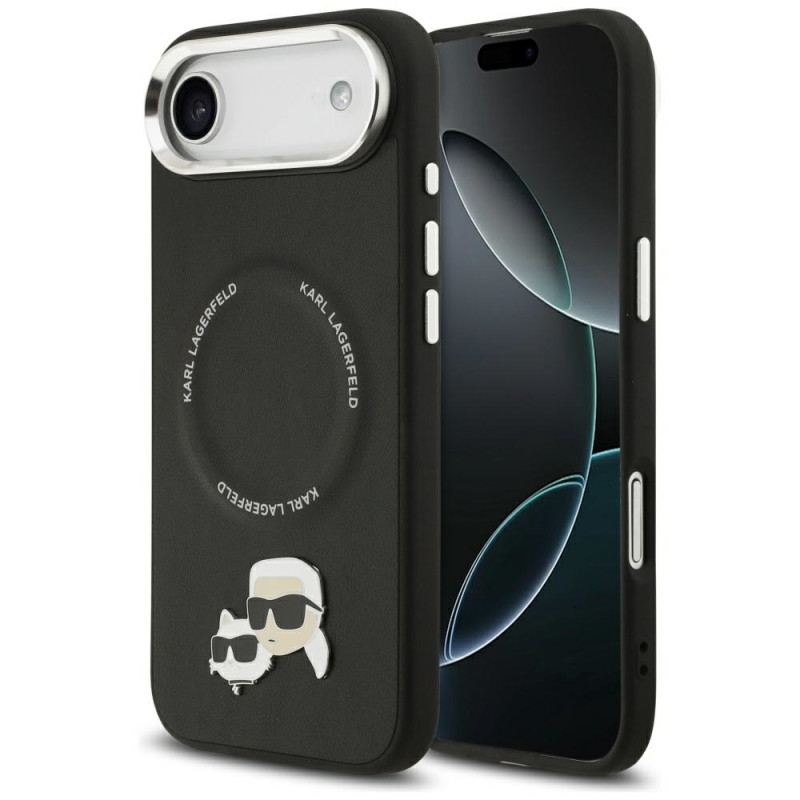Kryt Karl Lagerfeld KARL & CHOUPETTE pro iPhone Air - černý