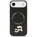 Kryt Karl Lagerfeld KARL & CHOUPETTE pro iPhone Air - černý