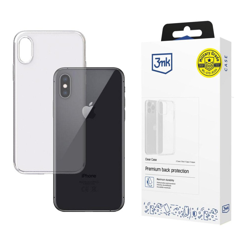 Kryt 3mk PROTECTION pro iPhone Xs - transparent