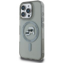 Kryt Karl Lagerfeld IML Metal pro iPhone 16 Pro - černý