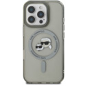 Kryt Karl Lagerfeld IML Metal pro iPhone 16 Pro - černý