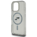 Kryt Karl Lagerfeld IML Metal pro iPhone 16 Pro - černý