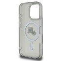 Kryt Karl Lagerfeld IML Metal pro iPhone 16 Pro - černý