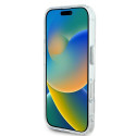 Kryt Karl Lagerfeld IML Metal pro iPhone 16 - bílý