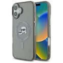 Kryt Karl Lagerfeld IML Metal pro iPhone 16 - černý