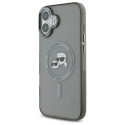 Kryt Karl Lagerfeld IML Metal pro iPhone 16 - černý