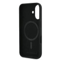 Kryt Karl Lagerfeld SILICONE NAUBLE HEADS Print iPhone 16 - černý