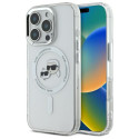 Kryt Karl Lagerfeld IML Metal Karl&Choupette iPhone 16 Pro Max – bí