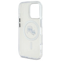Kryt Karl Lagerfeld IML Metal Karl&Choupette iPhone 16 Pro Max – bí
