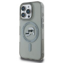 Kryt Karl Lagerfeld IML Metal pro iPhone 16 Pro Max černý