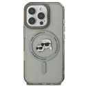Kryt Karl Lagerfeld IML Metal pro iPhone 16 Pro Max černý