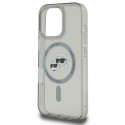 Kryt Karl Lagerfeld IML Metal pro iPhone 16 Pro Max černý