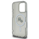 Kryt Karl Lagerfeld IML Metal pro iPhone 16 Pro Max černý