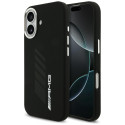Kryt AMG Silicone Oversize RHOMBS MagSafe iPhone 17 - černý