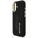 Kryt AMG Silicone Oversize RHOMBS MagSafe iPhone 17 - černý