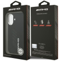 Kryt AMG Silicone Oversize RHOMBS MagSafe iPhone 17 - černý