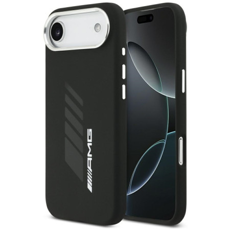 Kryt AMG Silicone Oversize Rhombs MagSafe iPhone Air černý