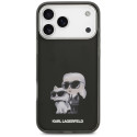 Kryt Karl Lagerfeld IML Aquarelle iPhone 17 Pro - černý
