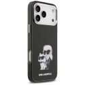 Kryt Karl Lagerfeld IML Aquarelle iPhone 17 Pro - černý
