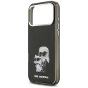 Kryt Karl Lagerfeld IML Aquarelle iPhone 17 Pro - černý