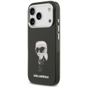 Kryt Karl Lagerfeld IML Aquarelle pro iPhone 17 Pro černá
